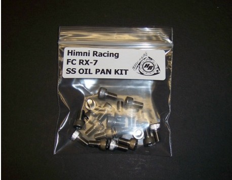 Himni SS Oil Pan Nut & Bolt Kit, 86-91 Mazda RX-7 - Click Image to Close